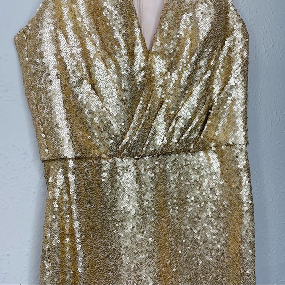 Bari Jay gold sequin dress - Picture 4 of 11